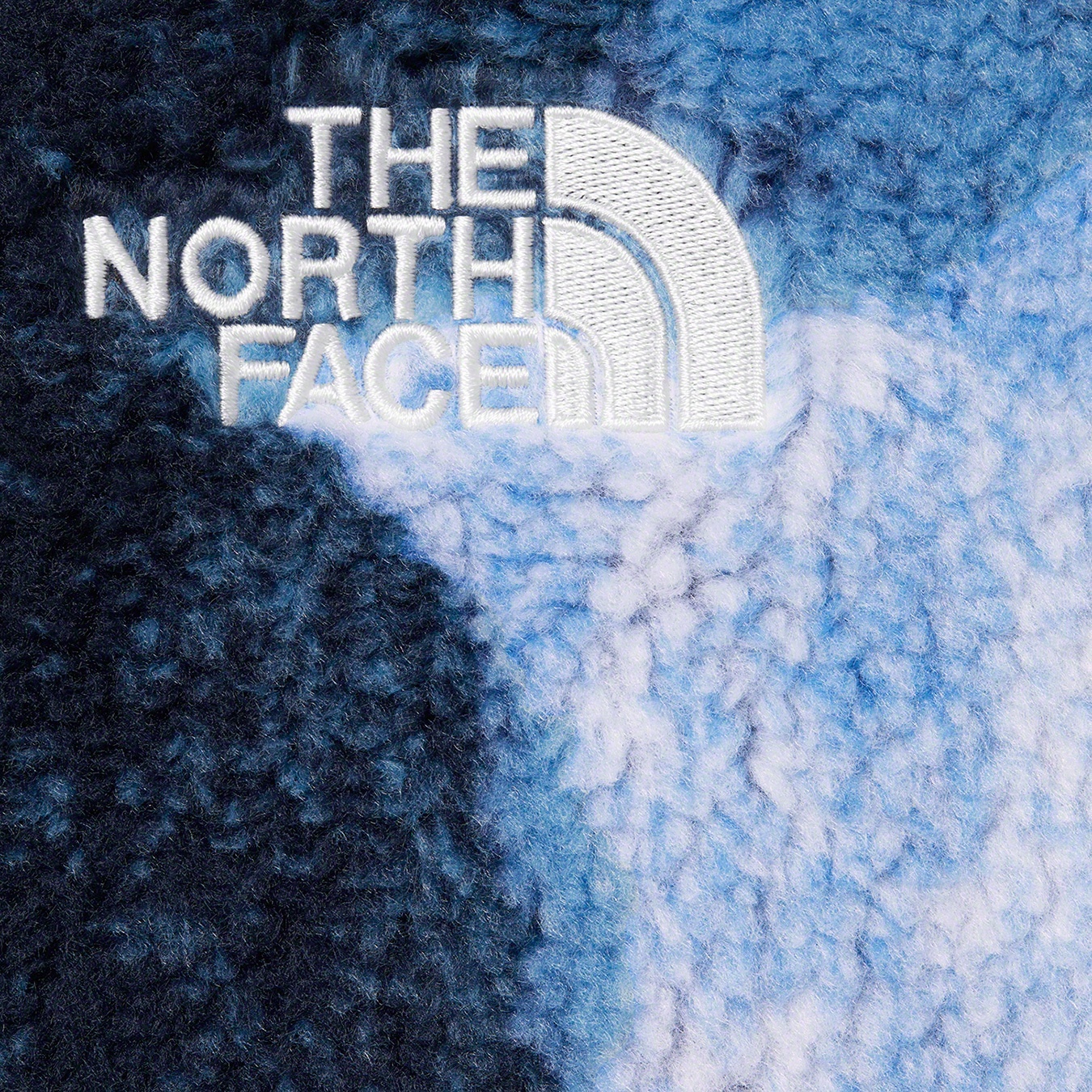 Supreme®/The North Face® Bleached Denim Print Fleece Jacket view 11